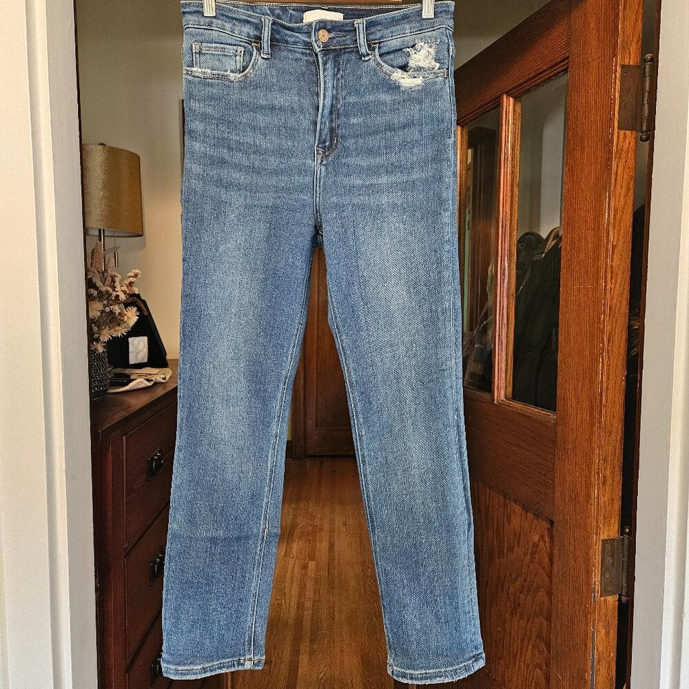 VERVET By Flying Monkey Women's Distressed Blue Jeans - Size 27